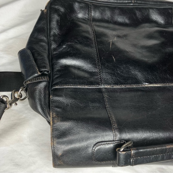 Wilson’s Leather vtg leather briefcase distressed - Picture 3 of 9
